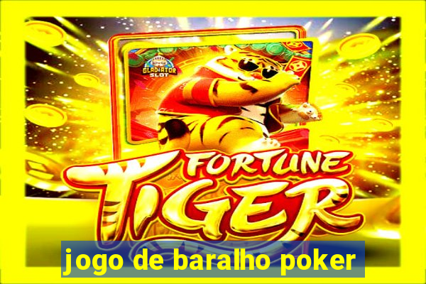 jogo de baralho poker