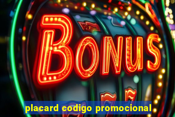 placard codigo promocional