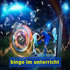 bingo im unterricht