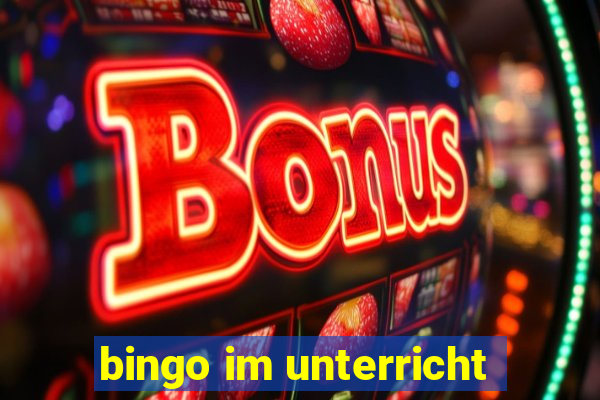 bingo im unterricht