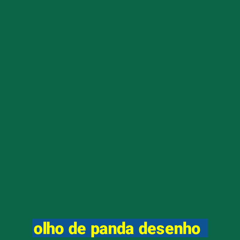 olho de panda desenho