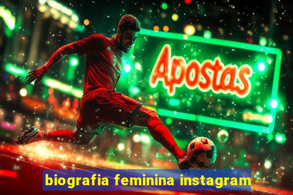 biografia feminina instagram