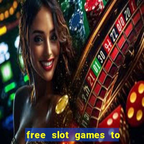 free slot games to win real money