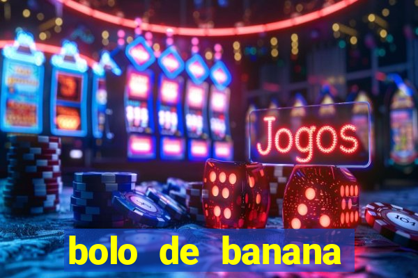 bolo de banana menino prendado