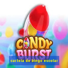 cartela de bingo escolar