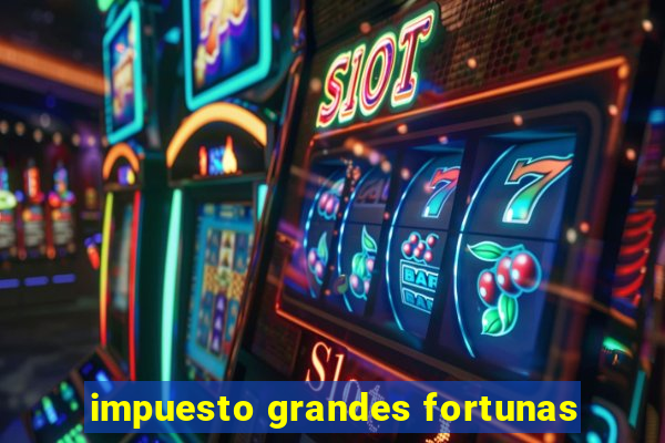 impuesto grandes fortunas