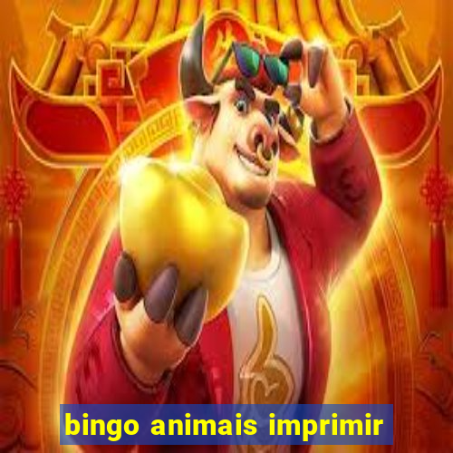 bingo animais imprimir