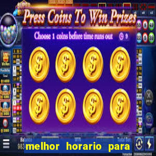 melhor horario para jogar fortune rabbit