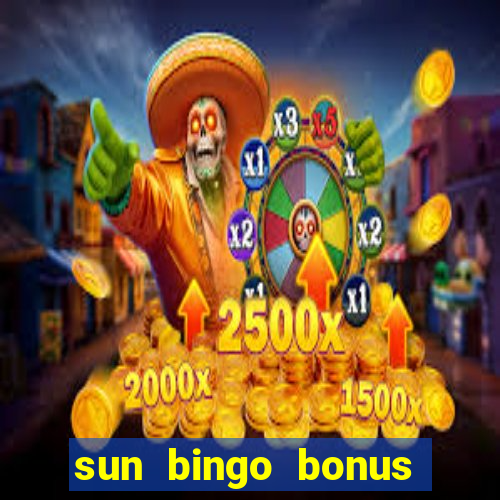 sun bingo bonus terms and conditions