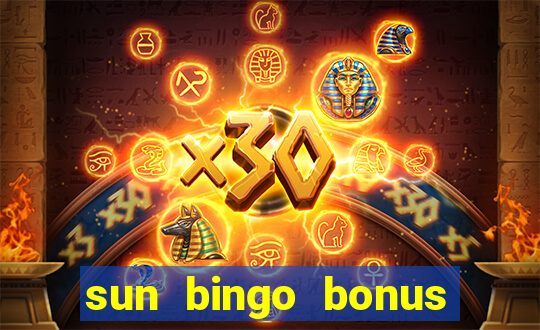 sun bingo bonus terms and conditions