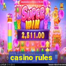 casino rules