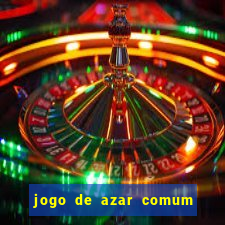 jogo de azar comum em cassinos