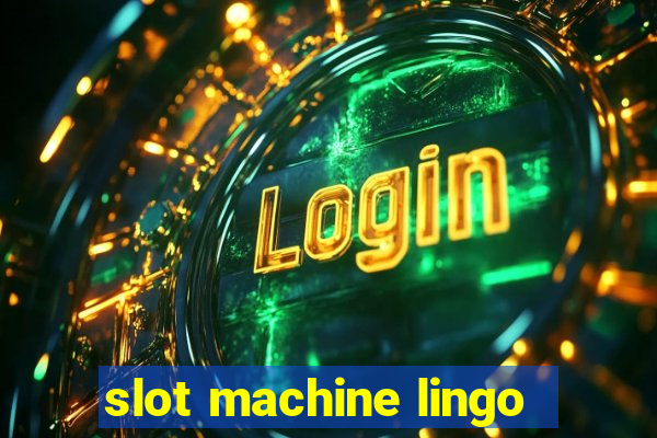 slot machine lingo