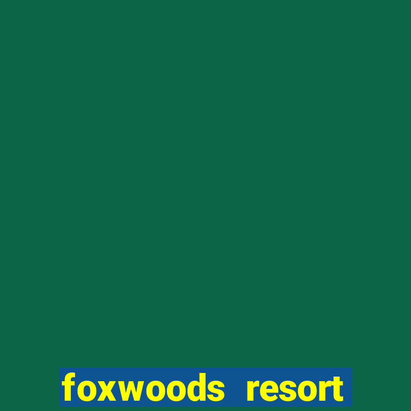 foxwoods resort casino logo