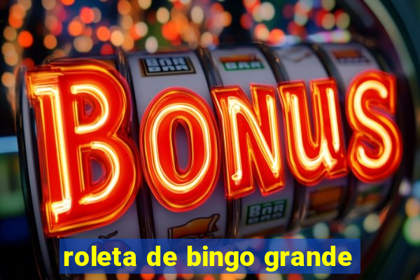 roleta de bingo grande