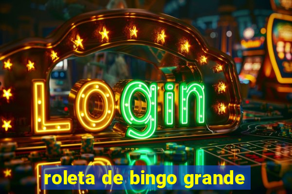 roleta de bingo grande