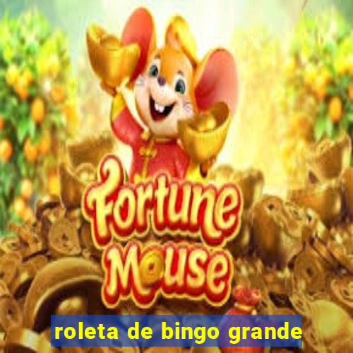 roleta de bingo grande