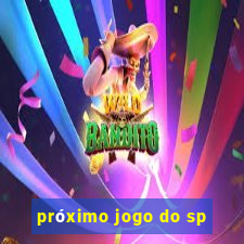 próximo jogo do sp