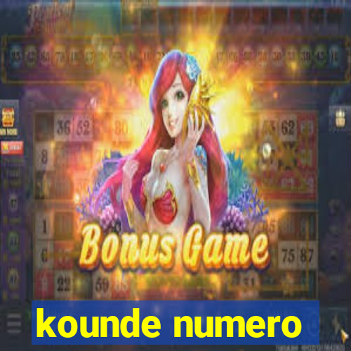 kounde numero