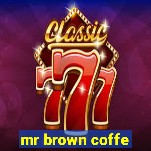 mr brown coffe