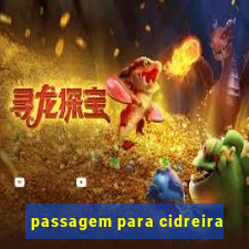 passagem para cidreira