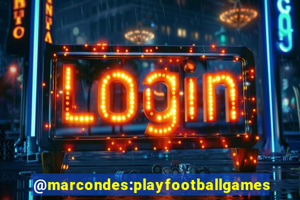 @marcondes:playfootballgames bingo football