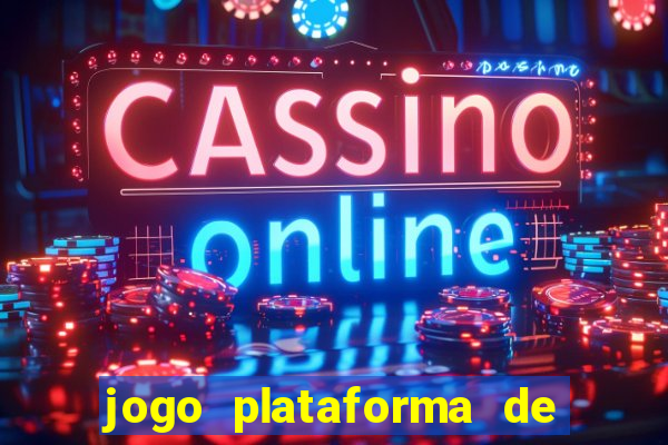 jogo plataforma de 3 reais