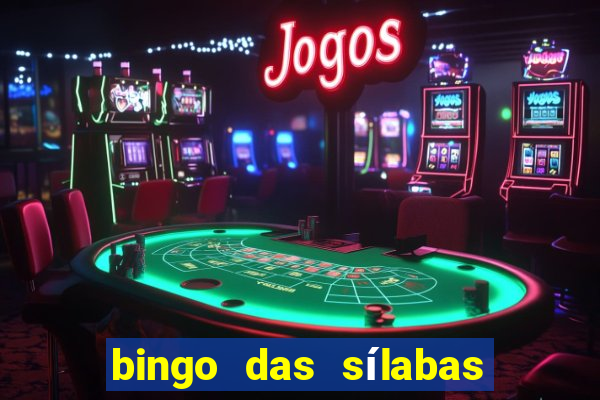 bingo das sílabas como jogar