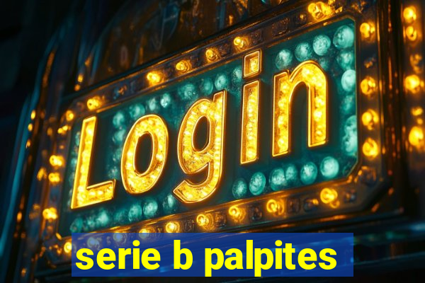 serie b palpites