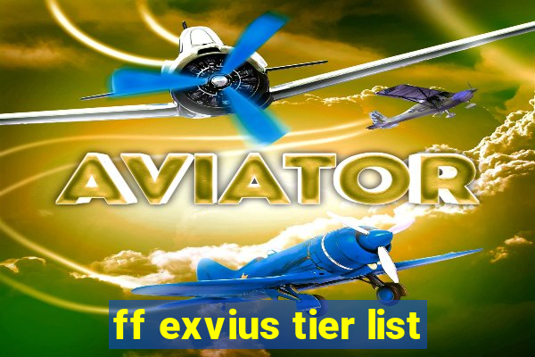 ff exvius tier list