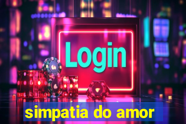 simpatia do amor