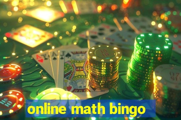 online math bingo