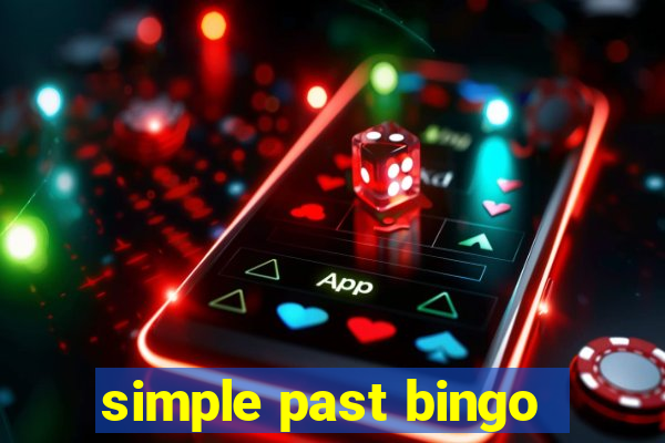 simple past bingo