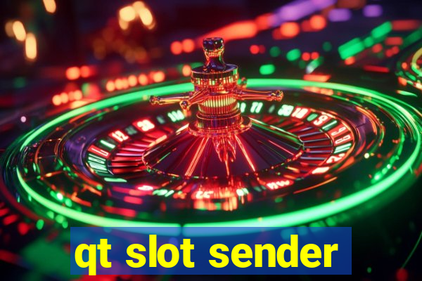 qt slot sender