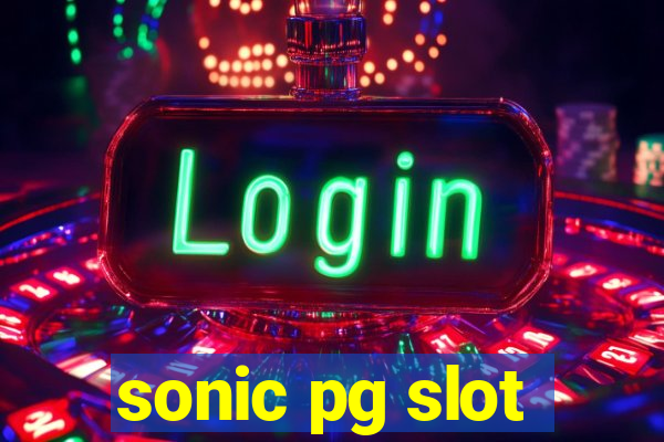 sonic pg slot