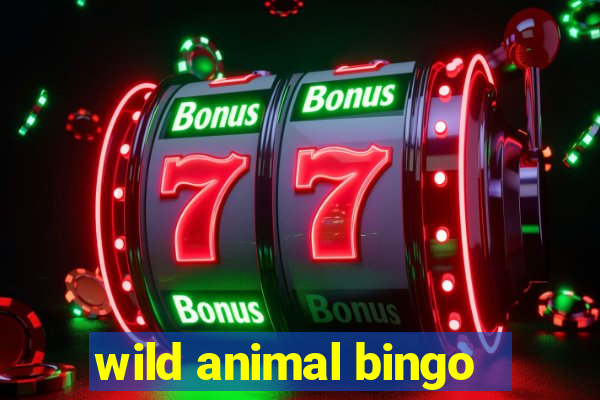 wild animal bingo