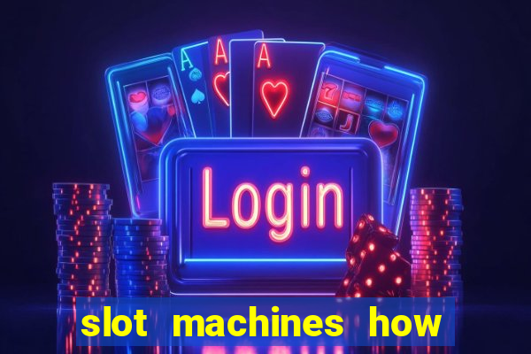 slot machines how to play