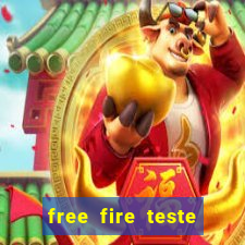 free fire teste gr谩tis jogar