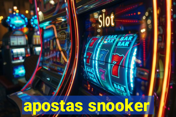 apostas snooker