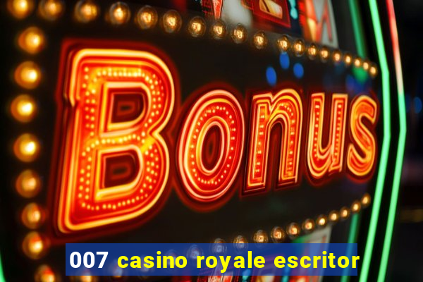 007 casino royale escritor