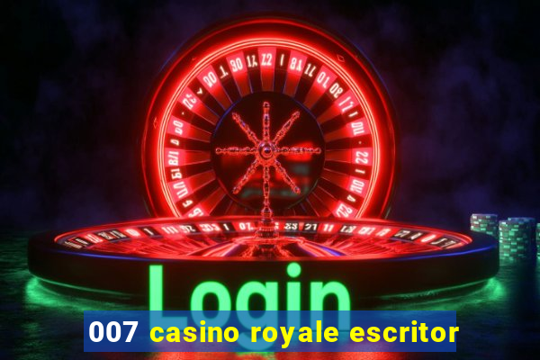 007 casino royale escritor