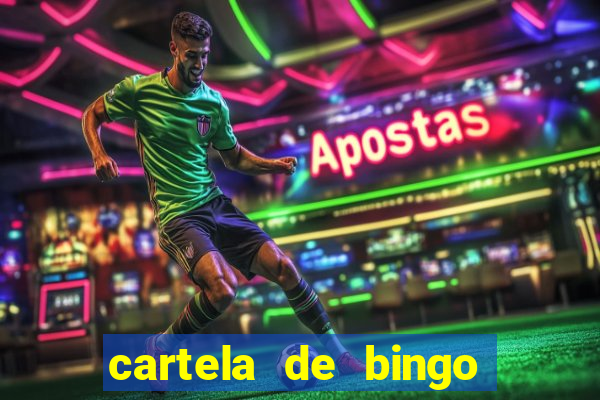 cartela de bingo do alfabeto para imprimir