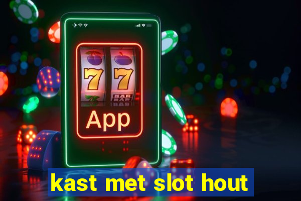 kast met slot hout