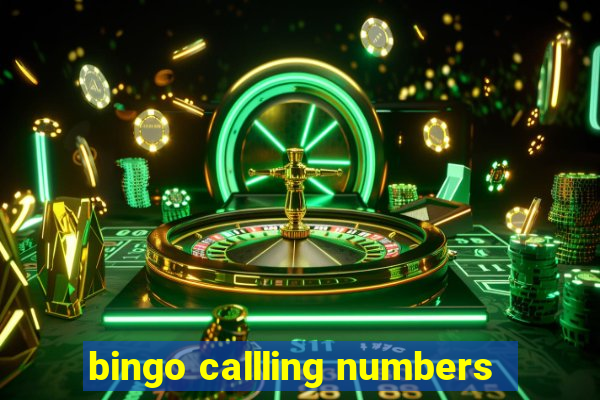 bingo callling numbers