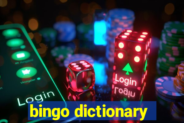 bingo dictionary