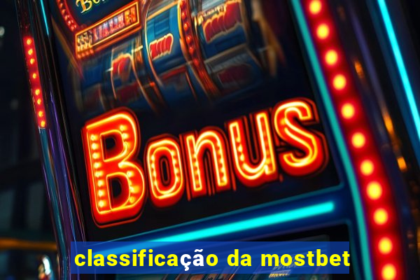 classificação da mostbet