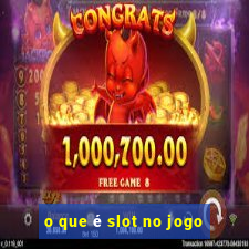 o que é slot no jogo