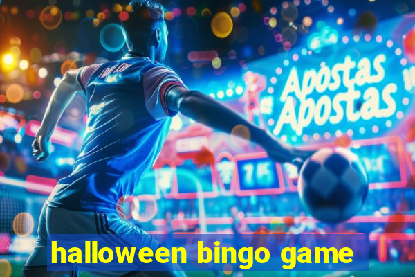 halloween bingo game