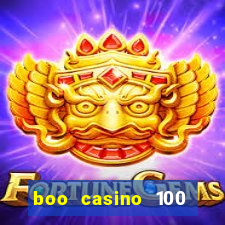 boo casino 100 free spins no deposit