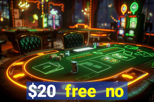 $20 free no deposit casino us